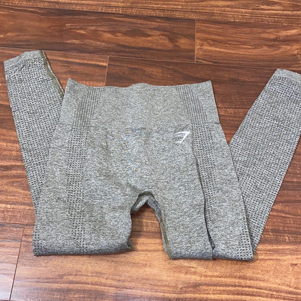 Green Gymshark Vital Seamless leggings